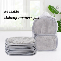 Esun Chiffon démaquillant en flanelle ultra doux Technique tissée Coussinets faciaux lavables et réutilisables pour tous les types de peau