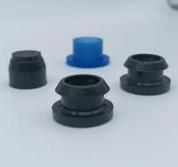 Grommets de protection en caoutchouc silicone noir étanches sur mesure pour câbles et fils