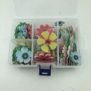 Fiori, Farfalle, Foglie di Acero, Fiocchi di Neve e Dollari in Carta Wafer Commestibile per Decorazione Torte - Product Image 1