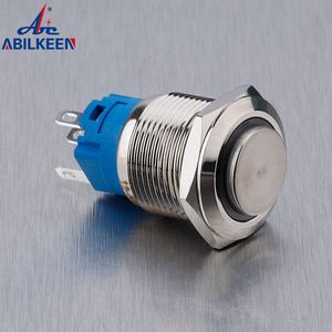Abilkeen 19mm cao đầu chiếu sáng không thấm nước bằng thép không gỉ đẩy nút chuyển đổi LED momentary đẩy nút Thiết bị chuyển mạch - Product Image 4