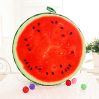 40cm Geïmiteerde Watermeloen Oranje Spons Kussen Sofa Kussen Pluche Speelgoed Creatief Cartoon 3D Fruit Kussen Pluche Speelgoed Groothandel