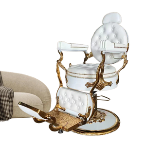 เก้าอี้ตัดผมหนังสังเคราะห์ทันสมัยหรูหราสำหรับร้านเสริมสวยและยิม เฟอร์นิเจอร์ร้านตัดผมสำหรับผู้ชาย - Product Image 2