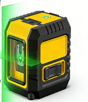 Mini niveau laser, vert, 2 lignes laser, 360° °   Niveau vertical et auto-nivelant automatique, outil portatif, alimenté par batterie 20V