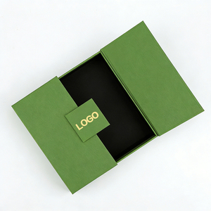 Cajas Cuadradas de Doble Puerta, Empaque de Papel Ecológico <span class=keywords><strong>para</strong></span> Regalos, Joyería, Recuerdos, Contenedor Personalizado en Tamaño, Color y con Logotipo - Product Image 2