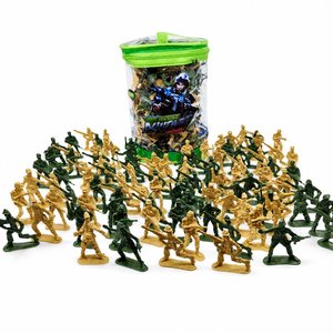 Set di Mini Soldatini Militari in Plastica ABS, Giocattoli Graffiti, 100 Pezzi Figurine in PVC per Bambini e Bambine - Product Image 6