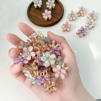 Mini pinces à cheveux féeriques pour femmes, en métal rose, mignonnes, pour filles, outils de coiffure exquis