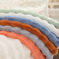 Modernes einfaches Design Herbst Winter Plüsch Kissen bezug Winter Warm Bubble Velvet Verdicktes rutsch festes Sofa Handtuch Neues Produkt