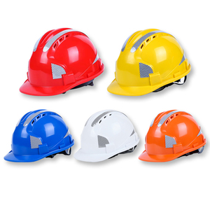 Casco de Seguridad Industrial PPE, Casco de Protección para Ingeniería y Construcción con Tiras Reflectantes - Product Image 5