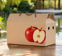 Caja de Embalaje de Frutas de Grado Alimenticio al por Mayor, Caja de Regalo para Tomates Cherry Vacía, Embalaje de Alimentos para Frutas y Tomates de 5/5.00 kg