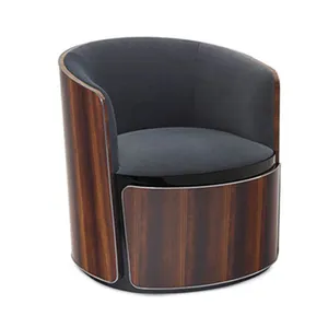 חדש עיצוב ריהוט סלון מרגיע עץ רגליים עצלן מודרני סגנון מושבית זרוע כיסא יוקרה ספה אחת