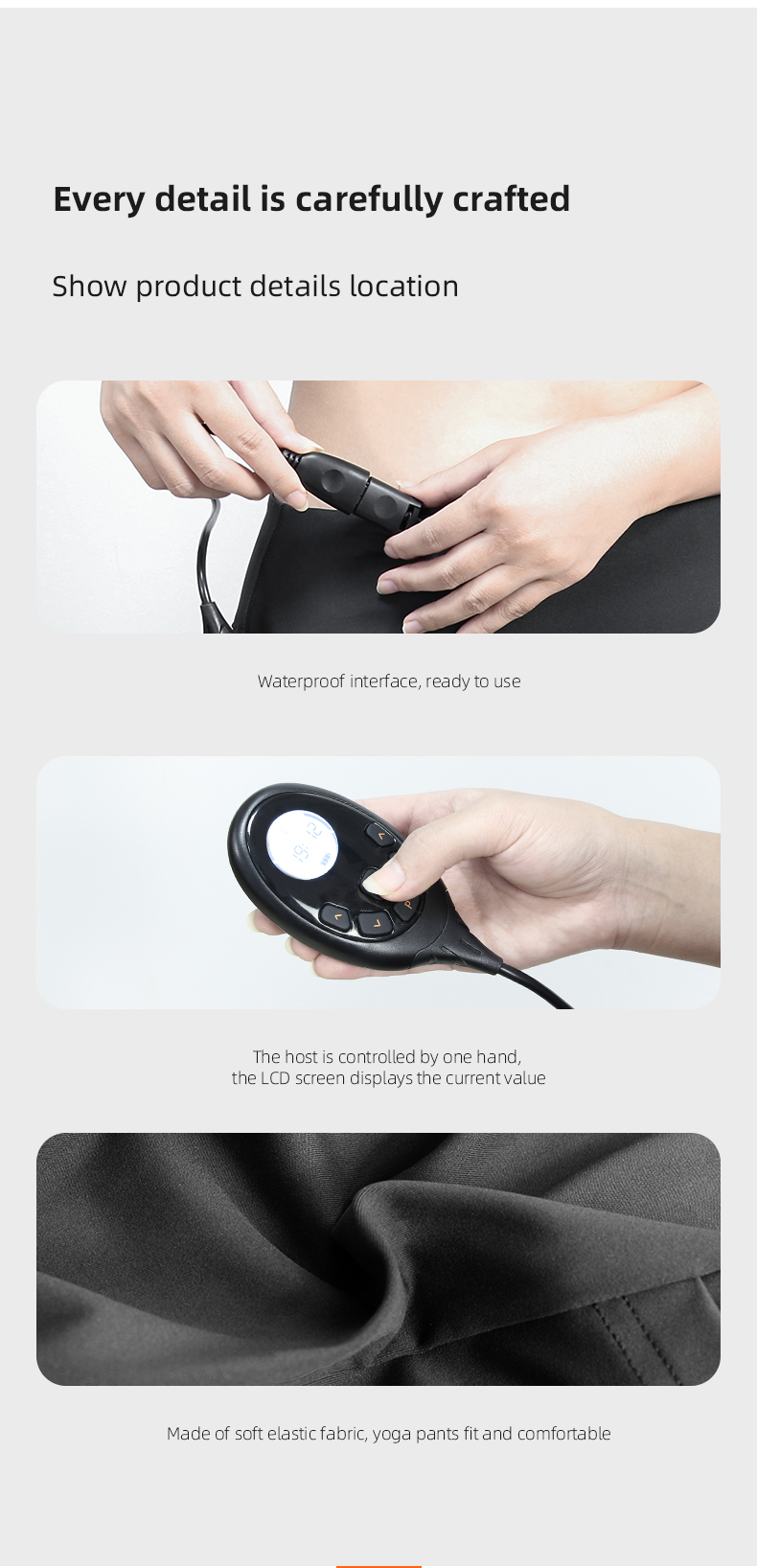 Home Gym Exercise Electric Stimulation Ems Training  Buttock lifting Gym Shorts Ems Pants Body Sculpting with Energy Box