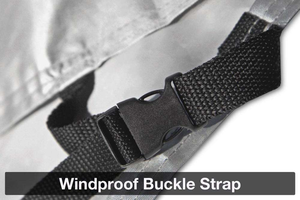 Cubierta impermeable para lluvia de bicicleta al aire libre sol UV polvo a prueba de viento cubiertas de bicicleta con agujero de bloqueo para bicicletas de montaña y carretera - Product Image 2