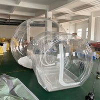 Fête des enfants ballon Transparent gonflable maison d'amusement dôme tente Camping en plein air événement fête de mariage maison gonflable