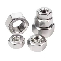Écrou hexagonal en acier inoxydable 201 poli, accessoire pour tuyau tressé, raccord flexible, écrous de plomberie, CLASSE 4 1/2, filetage gauche