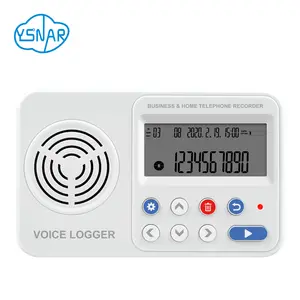 1CH Standalone Network Voice Logger with SD Card, 5001A Auto Telephone Call Recorder with Answering Machine & Call Announcement