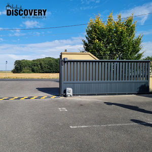 Porte coulissante en aluminium avec panneau de clôture en aluminium perforé, design de <span class=keywords><strong>portail</strong></span> principal découpé au <span class=keywords><strong>laser</strong></span> personnalisé - Product Image 6