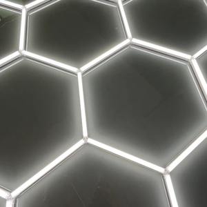 Conception de grande surface personnalisable bricolage assemblage hexagone éclairage discothèque Led matrice lumière rgb - Product Image 5