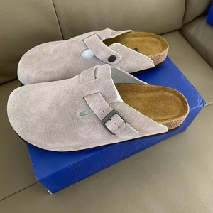 Colección de <span class=keywords><strong>Zuecos</strong></span> y Mules con Plataforma, Parte Superior de Cuero Genuino Evergreen, Soporte de Arco Superior, Entresuela de Corcho, Calzado Cómodo OEM - Product Image 3