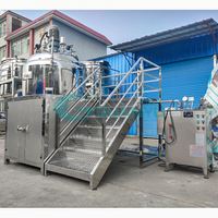 Mélangeur émulsifiant sous vide industriel en acier inoxydable 500L Guanyu, prix usine, vente chaude, machine à mélanger la crème