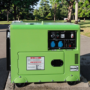 เครื่องกำเนิดไฟฟ้าดีเซลแบบเงียบพิเศษ 50/60Hz 10kva 10KW พร้อมระบบ ATS กันเสียง 1/3 เฟส สำหรับใช้ในบ้าน 220V ไดนาโมทองแดง 100% แบบเคลื่อนย้ายได้บนรถพ่วง - Product Image 1