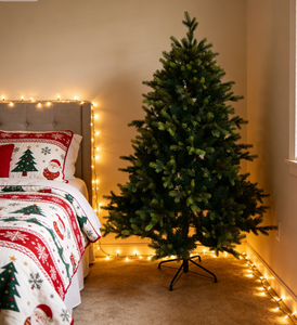 Albero di Natale Artificiale in Abete di Alta Qualità, Ecologico, 210 cm con Base per Decorazioni Natalizie da Esterno - Product Image 6