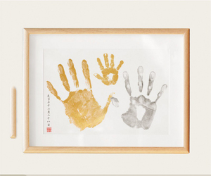 New 10" DIY Family Painting Wood Picture <strong>Frame</strong> 6 Colors Acrylic <strong>Paint</strong> Kit UV Printing Couple Forever for Keepsake - Product Image 6