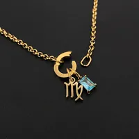 EMANCO Nouvelle Chaîne à 12 Maillons en Acier Inoxydable pour Femme, Pendentif Coloré Tendance, Accessoires de Bijoux DIY, Vente en Gros et Dropshipping