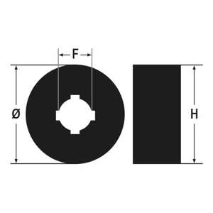 ผ้าใยสังเคราะห์รุ่นเบต้า114150112ที่มีเส้นใยสังเคราะห์คอรันดัมสำหรับเครื่องขัดผิว Ø 100x100มม. (แบบหลายแพ็ค) - Product Image 5