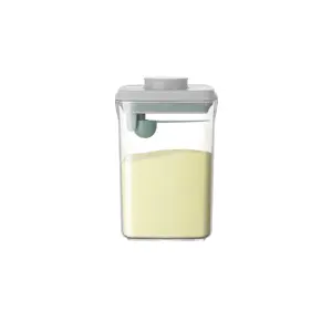 热销高品质环保食品级BPA免费透明塑料密封食品容器婴儿奶粉容器