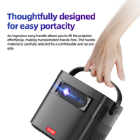 Projecteur portable portable avec batterie externe intégrée haute définition 1080P et batterie ultra longue durée