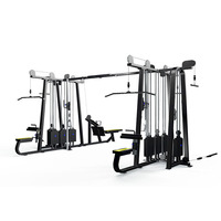 Équipement de musculation de haute qualité Gym commerciale équipement de fitness machine 8 Station câble machine