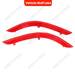 Luz trasera para parachoques de vehículo Wolf Lake, forma de menisco, para Volkswagen Caddy 2015 2020, compatible con Led 5050 - Product Image 2