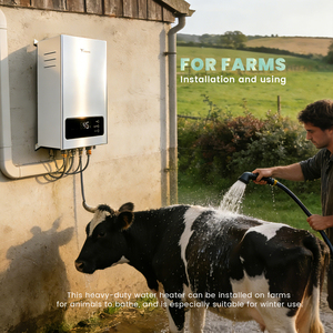 Calentador de Agua Eléctrico Instantáneo sin Tanque para Toda la Casa, Montado en la Pared, con Pantalla LED de <span class=keywords><strong>Temperatura</strong></span>, para Uso en Hoteles y Hogares - Product Image 1