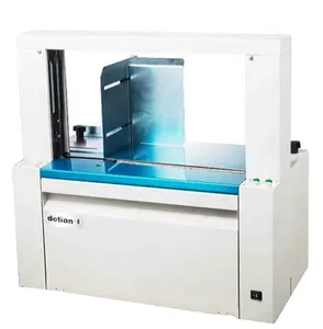 Ruban de papier de cerclage blanc adhésif thermique, ruban d'argent de 20mm de large pour machine de cerclage Detian - Product Image 1