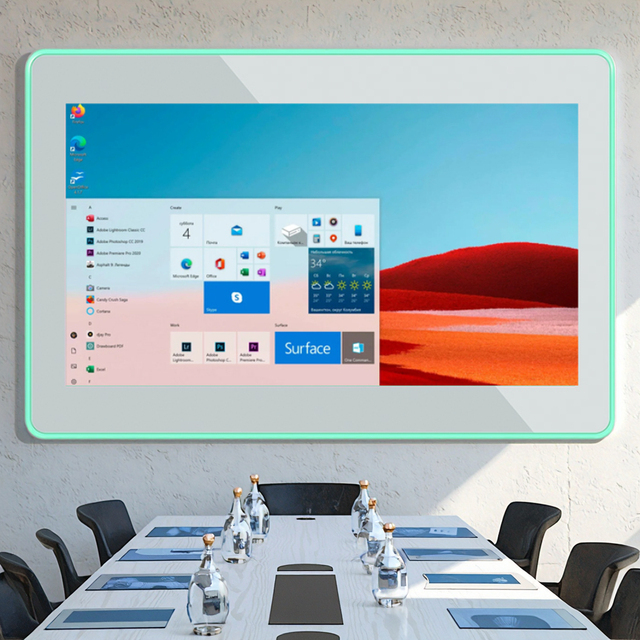 Wall Mount 15.6 Inch OEM SDK Commercial Digital Signage Display for Indoor Advertising LED Light Business Android Tablet Pc
