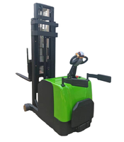 4.5 mètres de hauteur 1200kg capacité de chargement chariot élévateur debout hydraulique gerbeur de carton 2 tonnes transpalette électrique