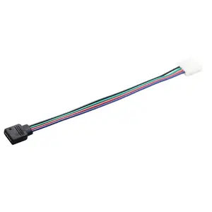 RGB RGBW Lampu Strip WS2812B Cob 4 Pin Rgb Led Strip JST SM 3 Pin Kepala Pria Ke WANITA Plug Kawat Konektor Cepat