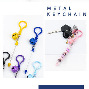 Llavero de Gancho para Manualidades, Accesorios para Llaveros con Cuentas, Barra para Llavero con Cuentas para Hacer Bisutería, Impermeable, Ligero - Product Image 2