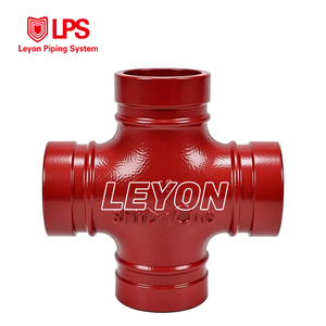 LEYON FM UL Raccordo Scanalato per Tubi Antincendio, Sistema Sprinkler Antincendio, Gomito Scanalato a 90 Gradi in Ghisa Sferoidale per Antincendio - Product Image 3