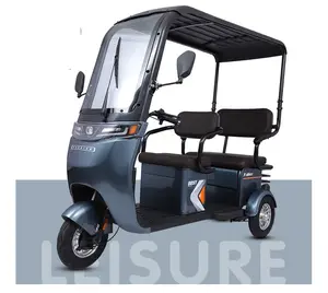 Factory 600W 800w 1000W folding cargo passenger three wheel cheap electric tricycle for adults