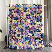 Großhandel Grenzüberschreitende Dreidimensionale Handgefertigte Seidenrosen Realistische Moderne Blumenwand-Dekoration für Fotografie Künstliche Blumen