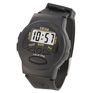 Orologio Parlante in Inglese per Non Vedenti, Orologio <span class=keywords><strong>da</strong></span> <span class=keywords><strong>Polso</strong></span> con Allarme, Orologio Sportivo Parlante - Product Image 1