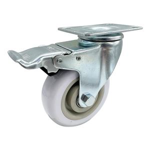 3 인치 4 인치 5 인치 폴리 우레탄 범용 캐스터 휠 저장 장비용 75mm 스틸 폴리프로필렌 섀시 캐스터 - Product Image 3