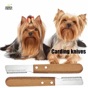 Bergamasco Sheepdog Briard Collie Komondor Dog Shedding Comb Stainless Steel Lice Comb Custom Combs With Logo