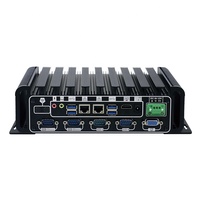 Ordenador de sobremesa i3 Intel Core i5, Mini pc industrial sin ventilador con 6 COM y 2 Lan