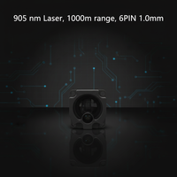 Módulo de Telémetro Láser de 905nm, 1000m Tipo F |   Conector de 6 pines con paso de 1.0 mm