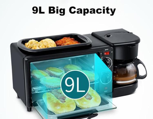 <span class=keywords><strong>Horno</strong></span> <span class=keywords><strong>Tostador</strong></span> Eléctrico Multifuncional <span class=keywords><strong>de</strong></span> Alta Calidad con Cafetera y Sartén para Uso en Hoteles, Acero Inoxidable, Eficiente Energéticamente - Product Image 6