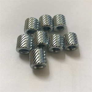 Non Standard Knurled Nuts Steel Cylindrical Internal Thread Hardware Parts Grade A Customizable Size - Product Image 2