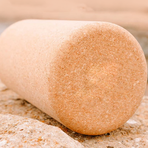 Rouleau en mousse de liège naturel haute densité pour yoga, <span class=keywords><strong>pilates</strong></span>, exercices et massage, pour la relaxation des tensions musculaires et le fitness - Product Image 5