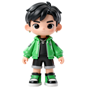 Figurines d'action 3D en PVC sur mesure OEM, jouets en plastique personnalisés, poupées en vinyle artistiques - Product Image 1
